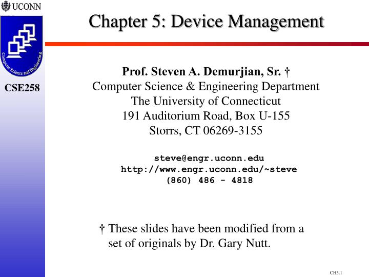 chapter 5 device management