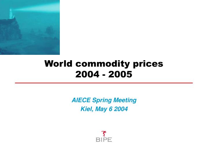 world commodity prices 2004 2005