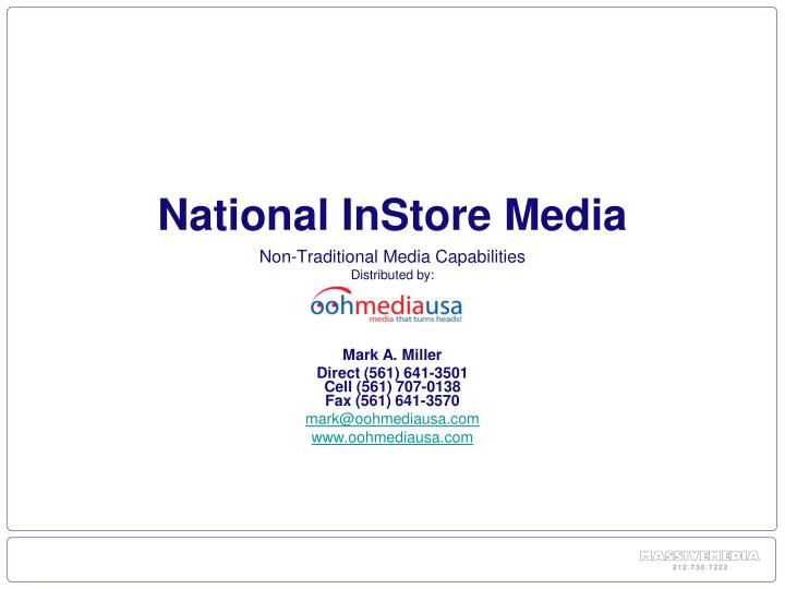 national instore media