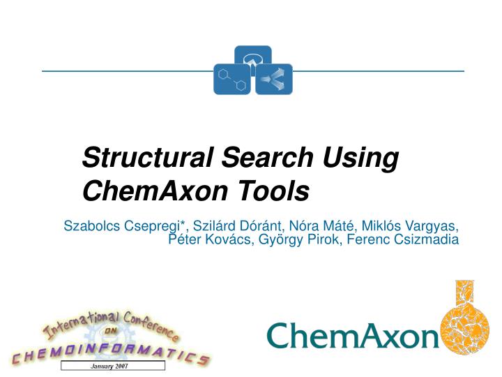 structural search using chemaxon tools