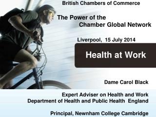 British Chambers of Commerce The Power of the Chamber Global Network