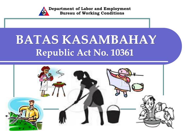 batas kasambahay republic act no 10361