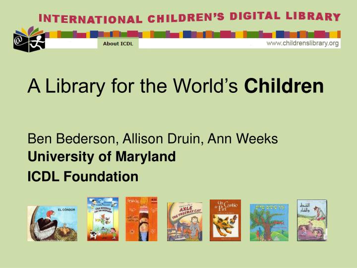 a library for the world s children