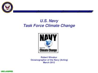 U.S. Navy Task Force Climate Change