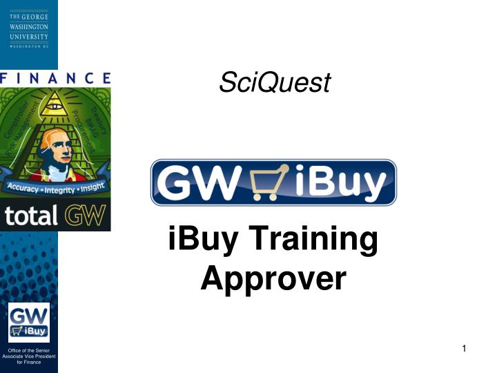 sciquest ibuy training approver