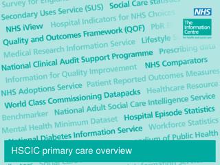 HSCIC primary care overview
