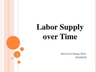 Labor Supply over Time