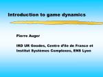 Introduction to game dynamics - slide 1