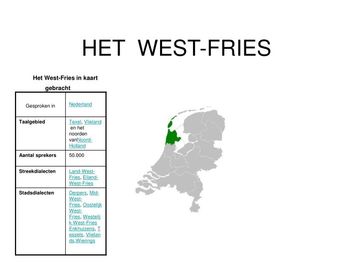 het west fries