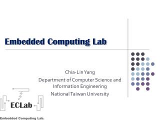 Embedded Computing Lab