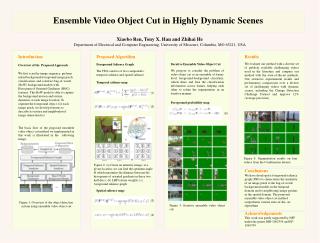 Ensemble Video Object Cut in Highly Dynamic Scenes