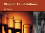 Chapter 16 – Solutions