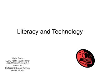 Literacy and Technology