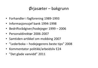 rjas ter bakgrunn