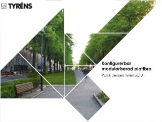 konfigurerbar modulariserad plattbro