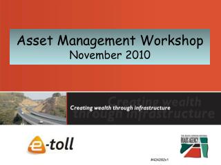 Asset Management Workshop November 2010