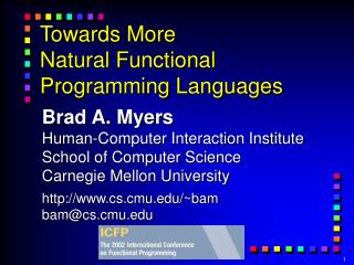 Towards More Natural Functional Programming Languages