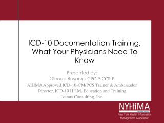 ICD-10 Documentation Training, What Your Physicians Need To Know