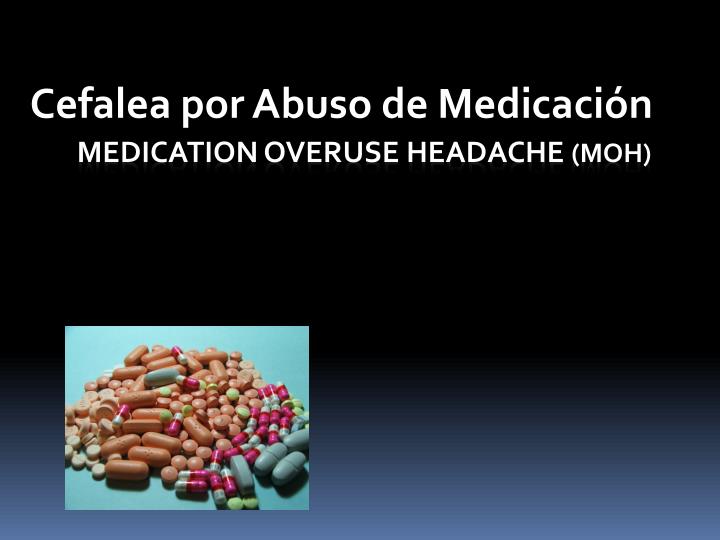 medication overuse headache moh