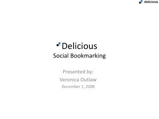 Delicious Social Bookmarking