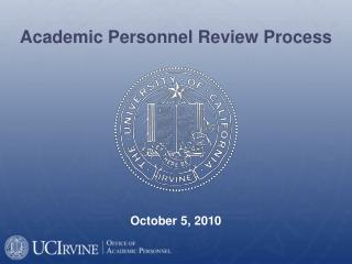 Academic Personnel Review Process