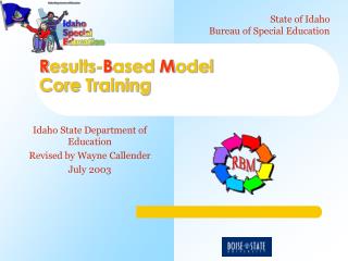 R esults- B ased M odel Core Training