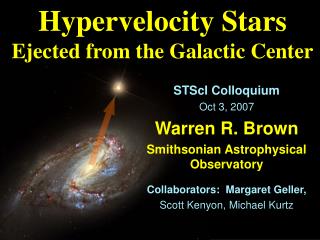 Hypervelocity Stars Ejected from the Galactic Center