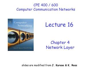 Chapter 4 Network Layer