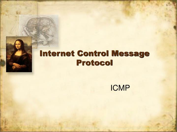 internet control message protocol