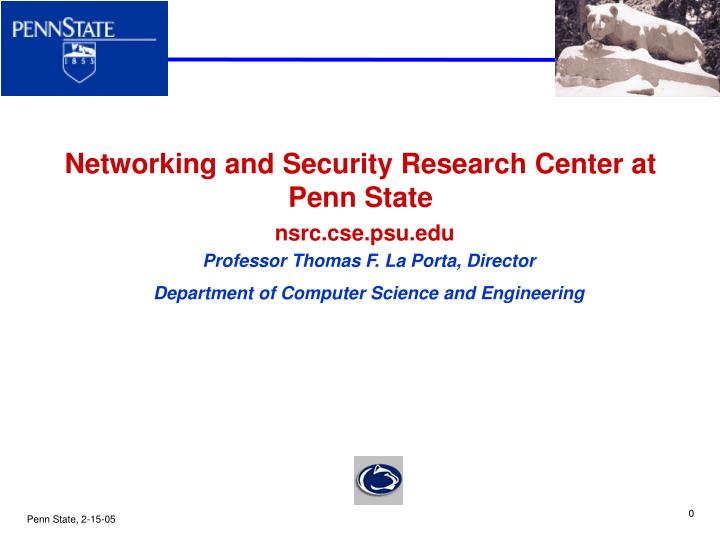 networking and security research center at penn state nsrc cse psu edu