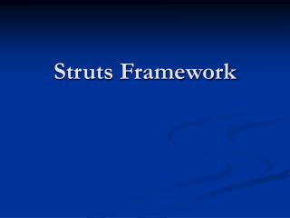 Struts Framework