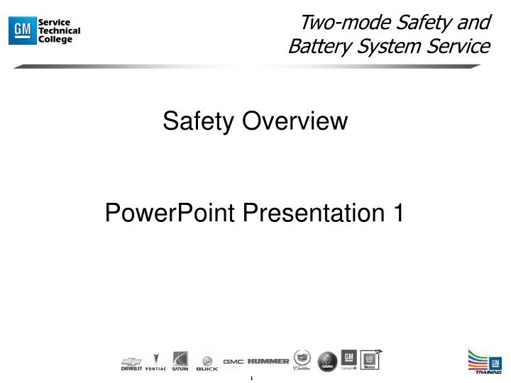 two mode safety and battery system service