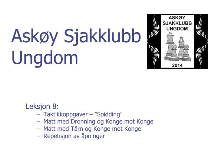 ask y sjakklubb ungdom