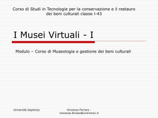 i musei virtuali i