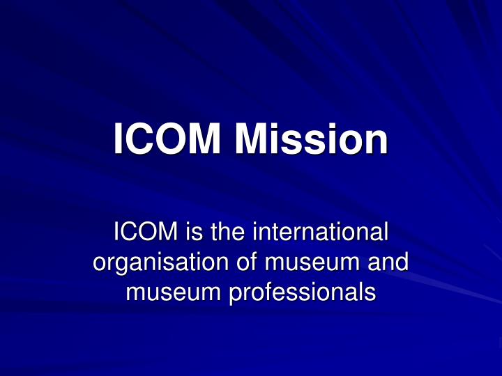 icom mission