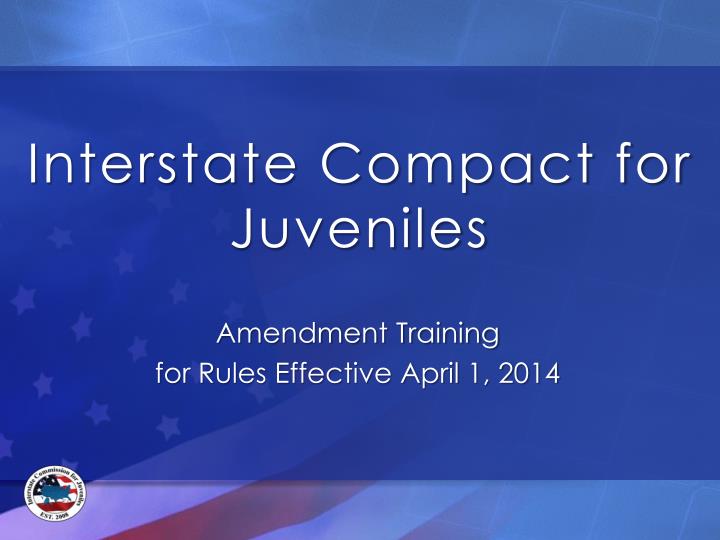 interstate compact for juveniles