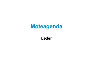 m teagenda