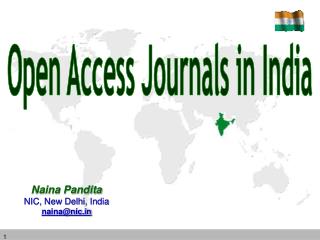 Open Access Journals in India