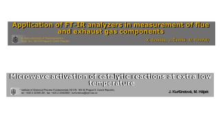 Application of FT-IR analyzers in measurement of flue and exhaust gas components