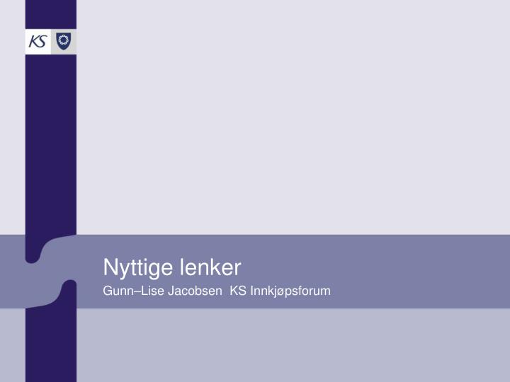 nyttige lenker