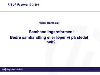 r bup fagtorg 17 3 2011