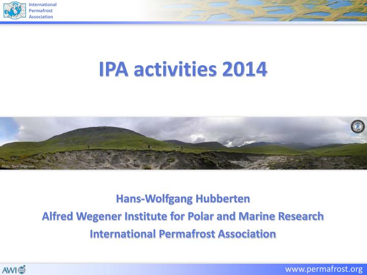 ipa activities 2014