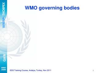 WMO governing bodies