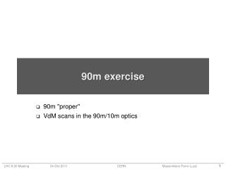 90m exercise