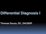 Differential Diagnosis I - slide 1