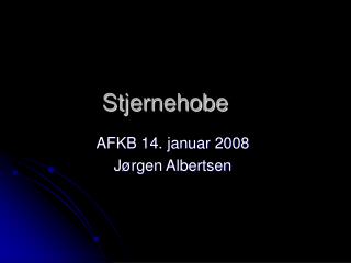 stjernehobe