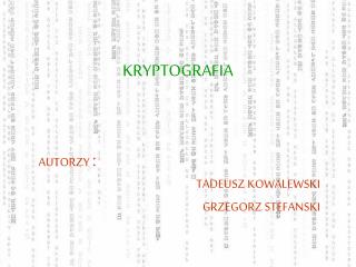 kryptografia