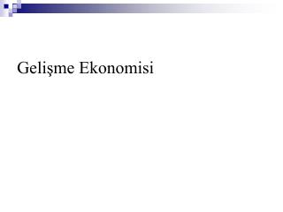 geli me ekonomisi