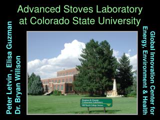 Advanced Stoves Laboratory at Colorado State University