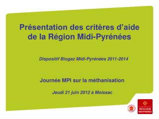 pr sentation des crit res d aide de la r gion midi pyr n es